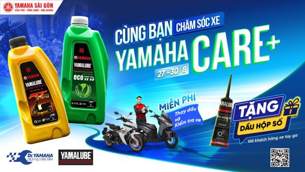 YAMAHA CARE+ CÙNG BẠN CHĂM SÓC XE